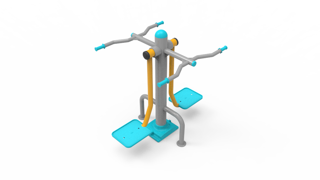 Ciftli Yan Salinim Aleti KLF-09 | Dış Mekan Spor Aletleri | Erse Kent Mobilyaları